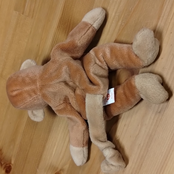 -Ty Beanie Babies Bongo The Monkey Tan Tail - 10" - Picture 14 of 17